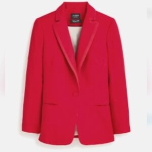 NEW J Crew Collection Blazer  Tollegno 1900 Tipped Tuxedo Italian Wool Size 22